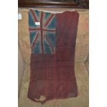 Early 20th Century Red Ensign Flag with Stitched Cotton Panels 36"x17"