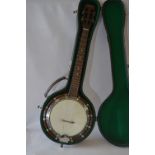 Wellton Germany Banjo in a Case