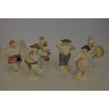 Collection of Six Royal Doulton "The Snowman" Figurines