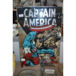 Marvel Comics Captain America Wall Mirror