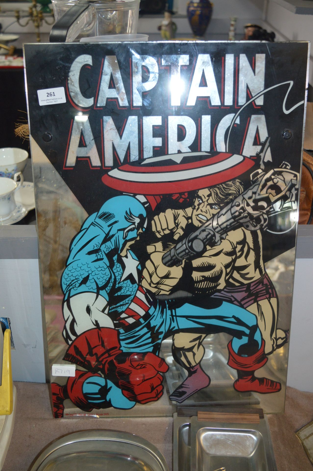 Marvel Comics Captain America Wall Mirror