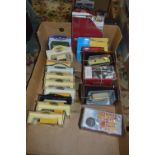 Box Containing Various Days Gone and Corgi Diecast Vehicles