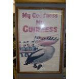 Framed Guinness Poster
