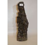 Carved Ebony Figurine "Tree of Life"