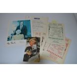 Collection of American Newyork Spa Summer Theater Programs Autographed by Actors Including Doris Day