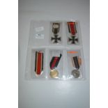 Two German Medal, Two Iron Crosses and a Ribbon