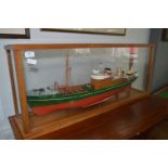 Trawler Model in Glass Display Case "Lord Hawke" H39