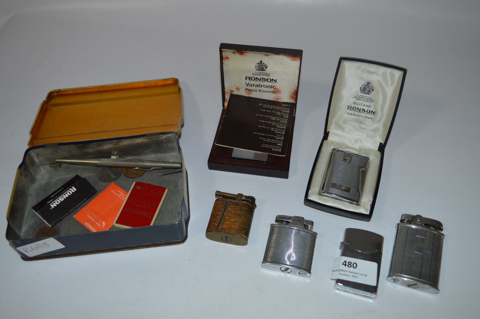 Collection of Gas and Petrol Lighters