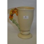Clarice Cliff Wilkinson Ltd Pottery Jug with Floral Handle