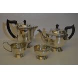 Viners Silver Plated Four Piece Tea Set