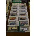 Collection of Sixteen Lledo Diecast Vehicles; Trucks and Steam Engines