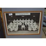 Framed Photo Print "British Rugby League Team 1958"