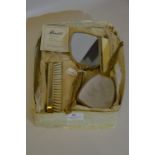 Dressing Table Vanity Set; Brush, Mirror and Comb