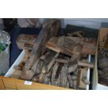 Collection Woodworking Planes, Clamps, Scribes, etc.