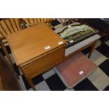 1970s Teak Telephone Seat