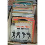 Box Lot of 45rpm Vinyl Records