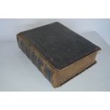 Large Leather Bound Family Bible