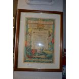 Framed Poster "HMS Maidstone 1944"