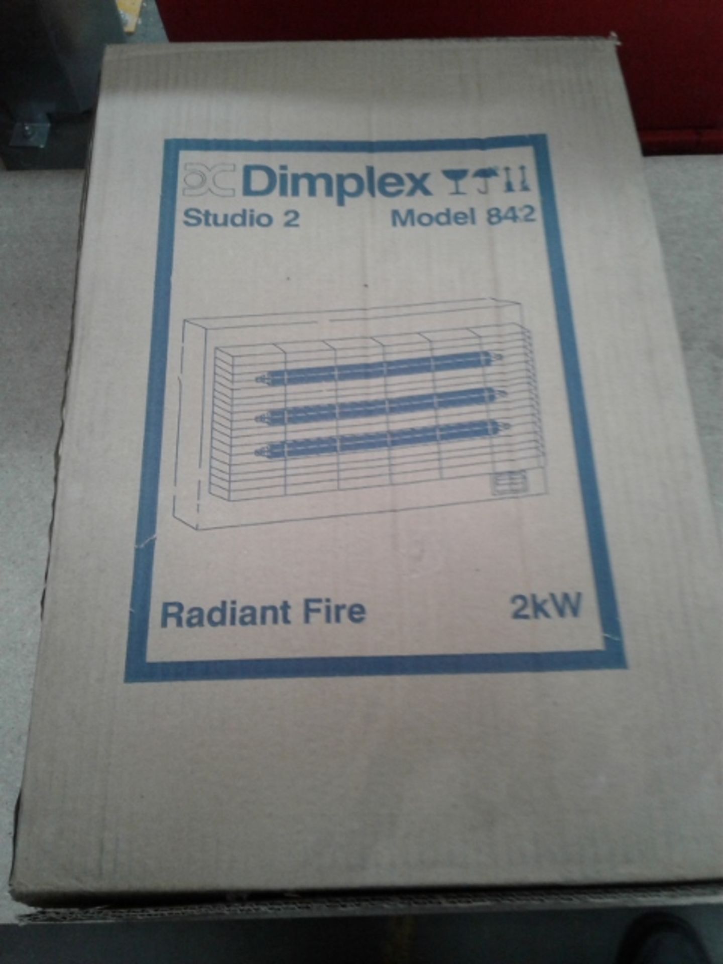 * 12 x Dimplex Studio 2 842 Radient Electric Fire
