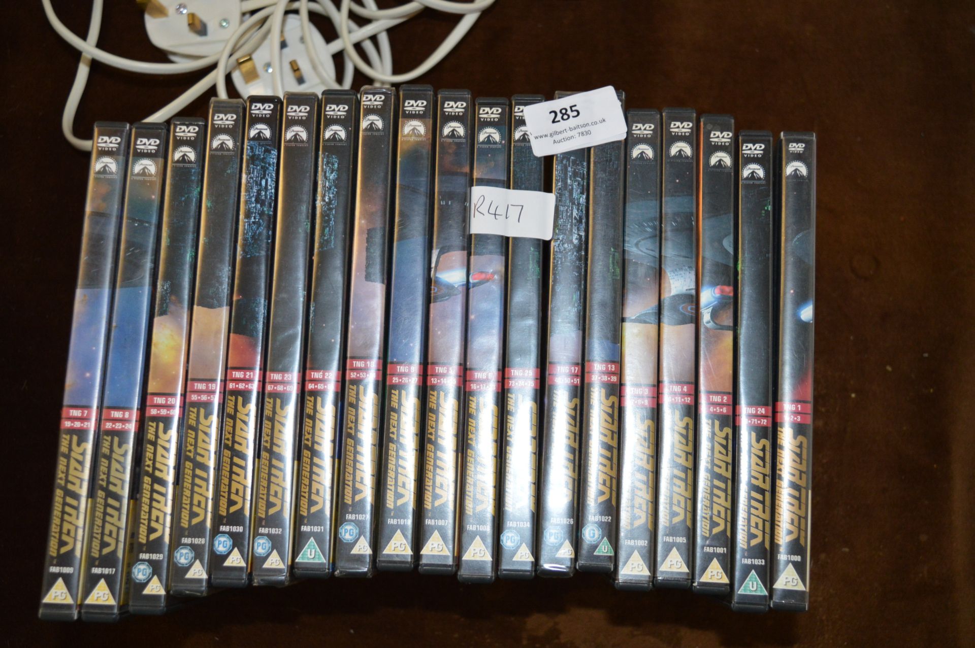 Collection of Star Trek: Next Generation DVDs