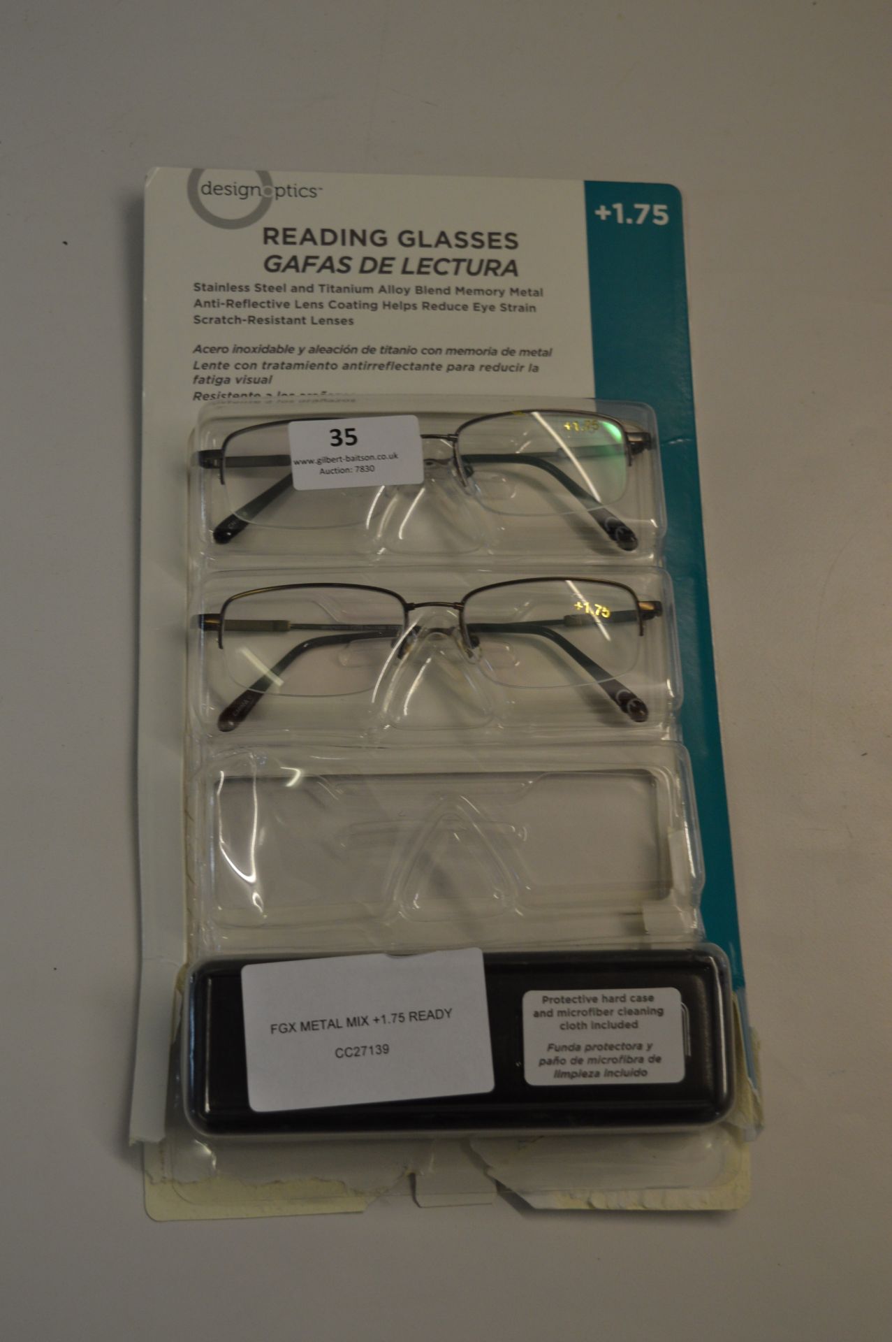 *FGX METAL MIX READY READERS 2PK +1.75