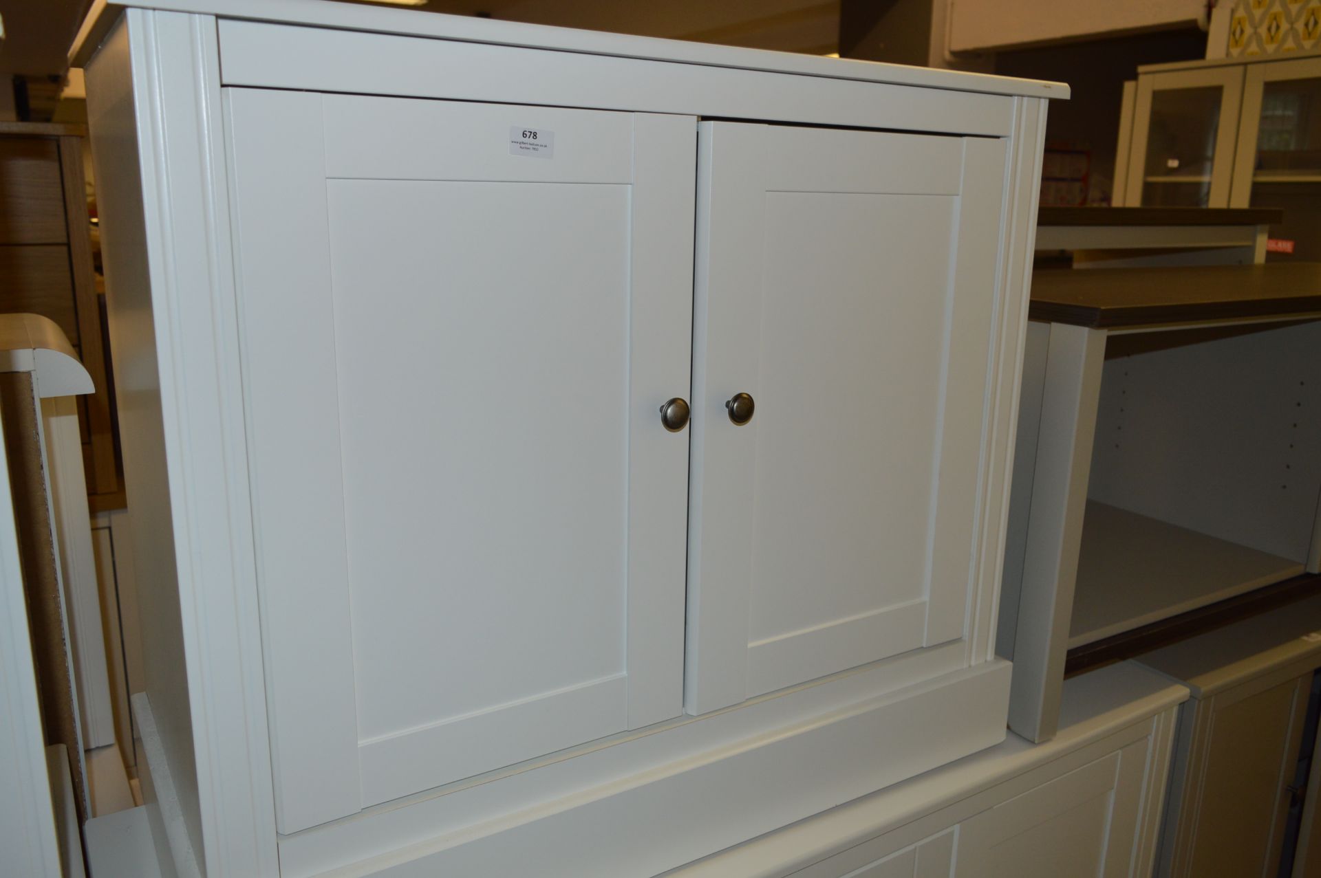 *White Two Door Cupboard