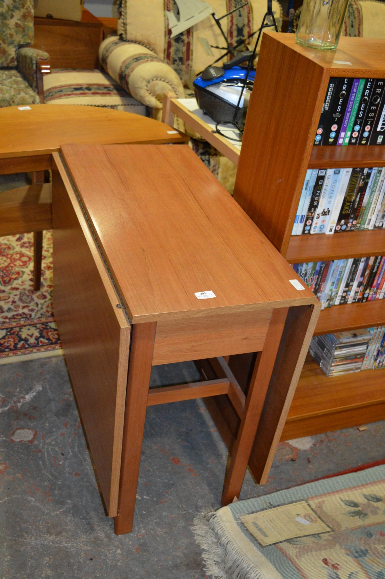 Teak Drop Leaf Dining Table