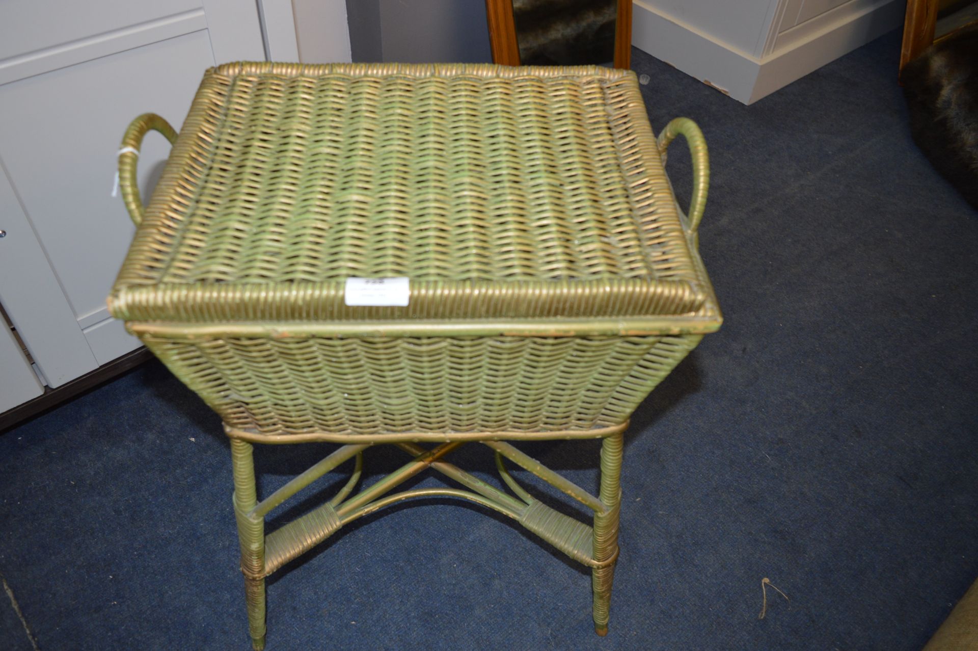 Wicker Sewing Table