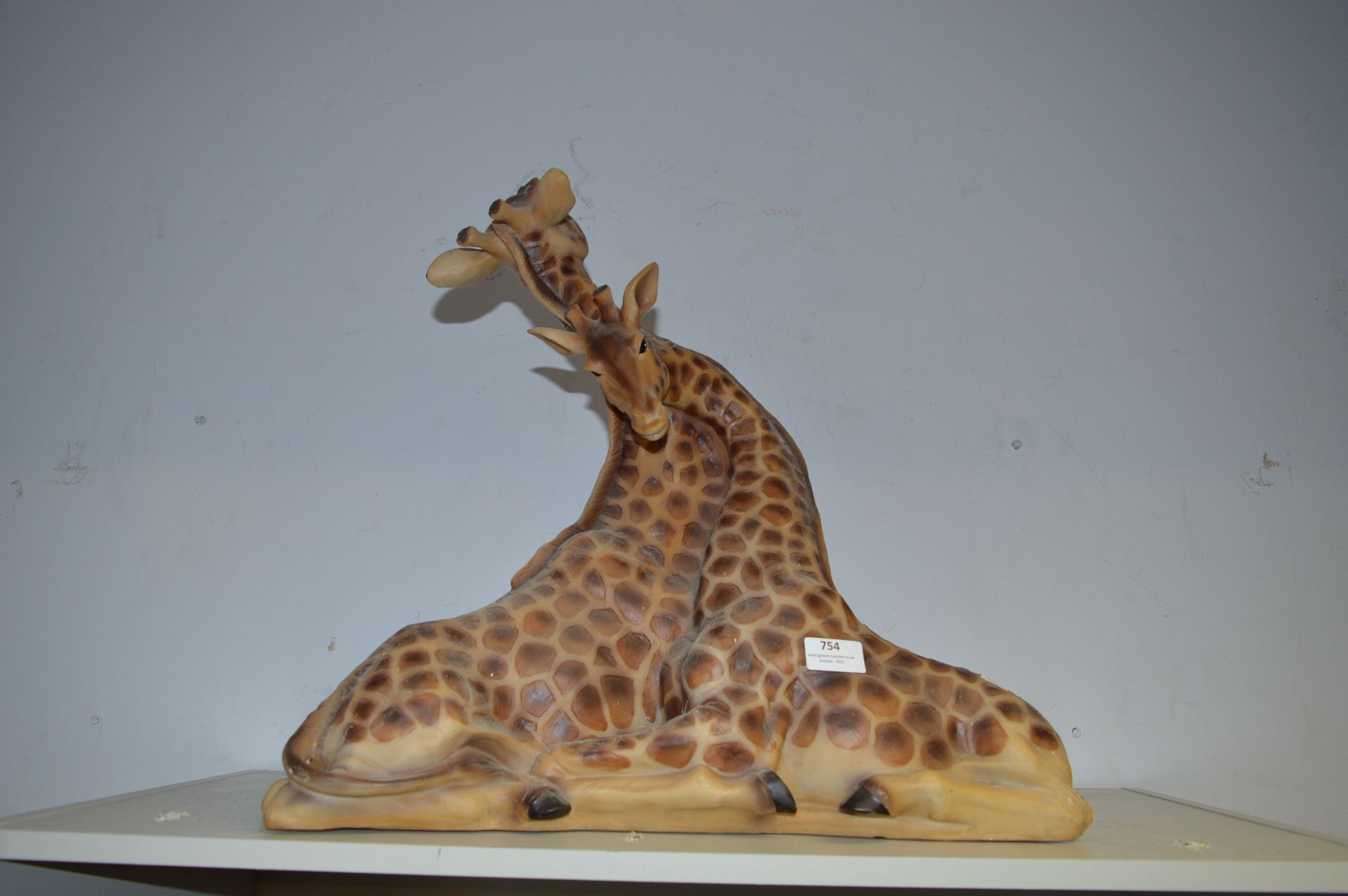 Large Resin Ornament of a Giraffe