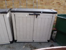 *Keter Wheelie Bin Storage Unit