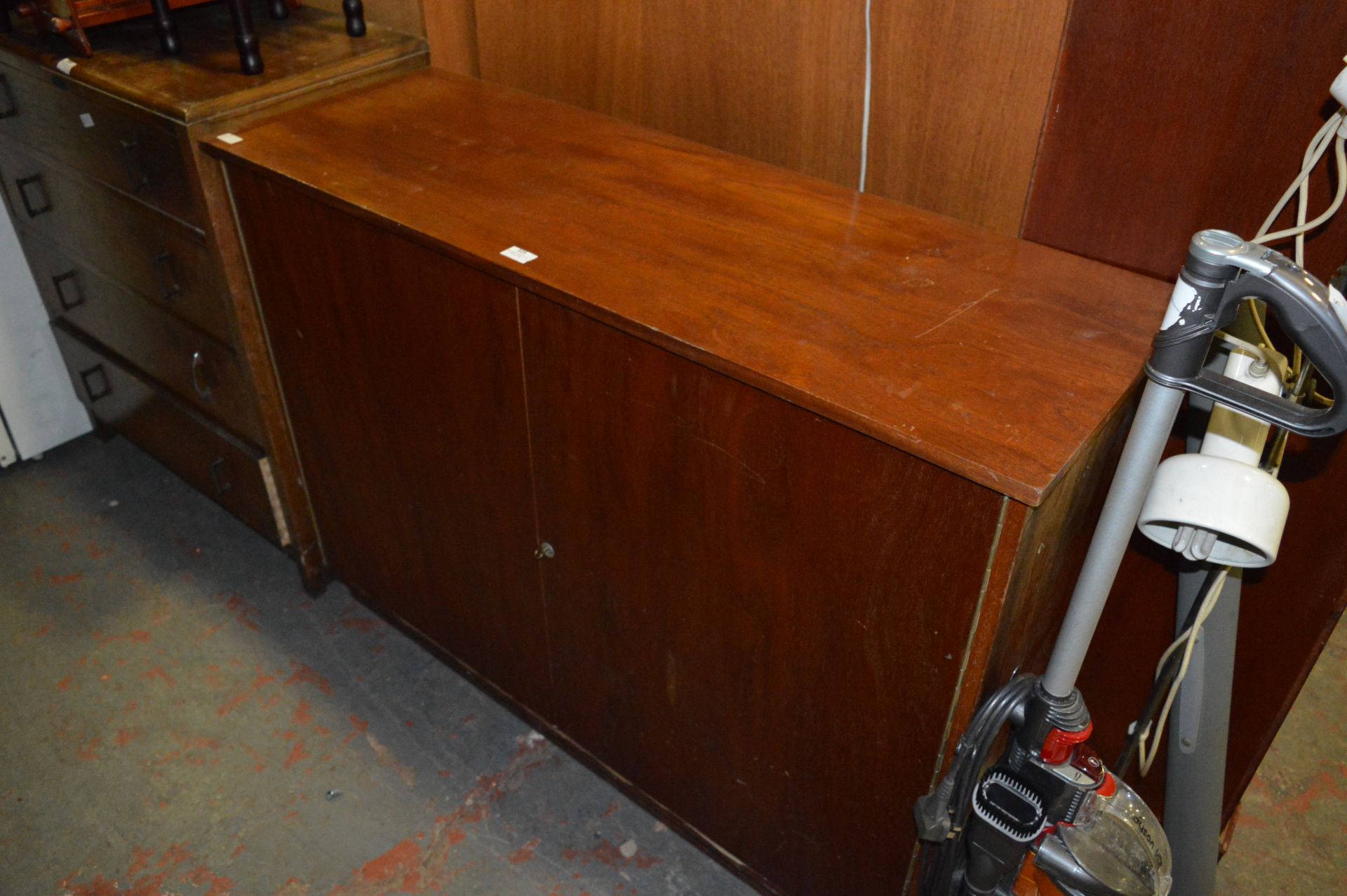 Teak Office Storage Cupboard