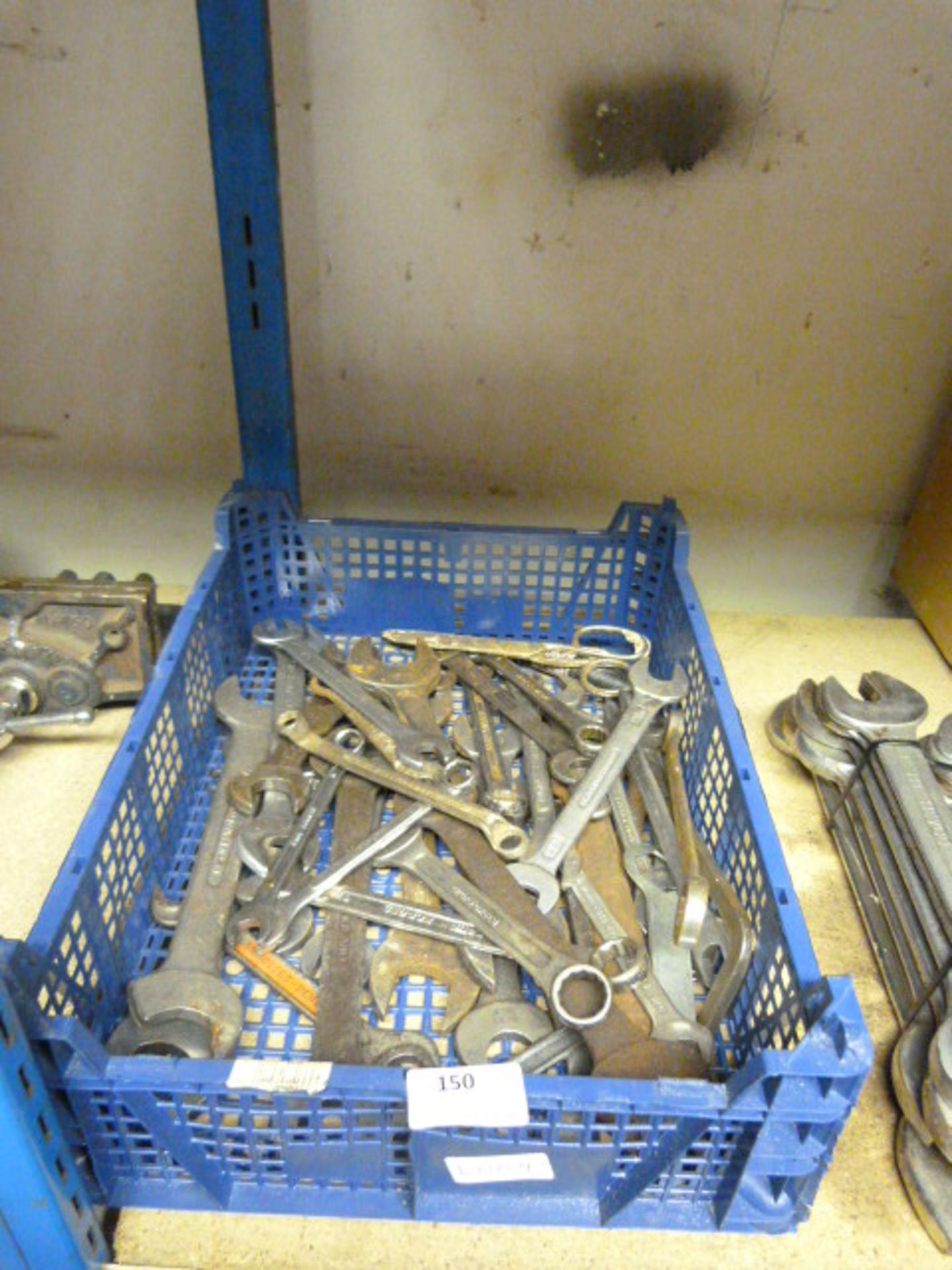 Box of Assorted Combination Spanners, etc.