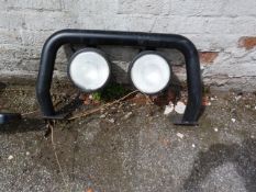 Land Rover Defender Bull Bar with Spotlamps