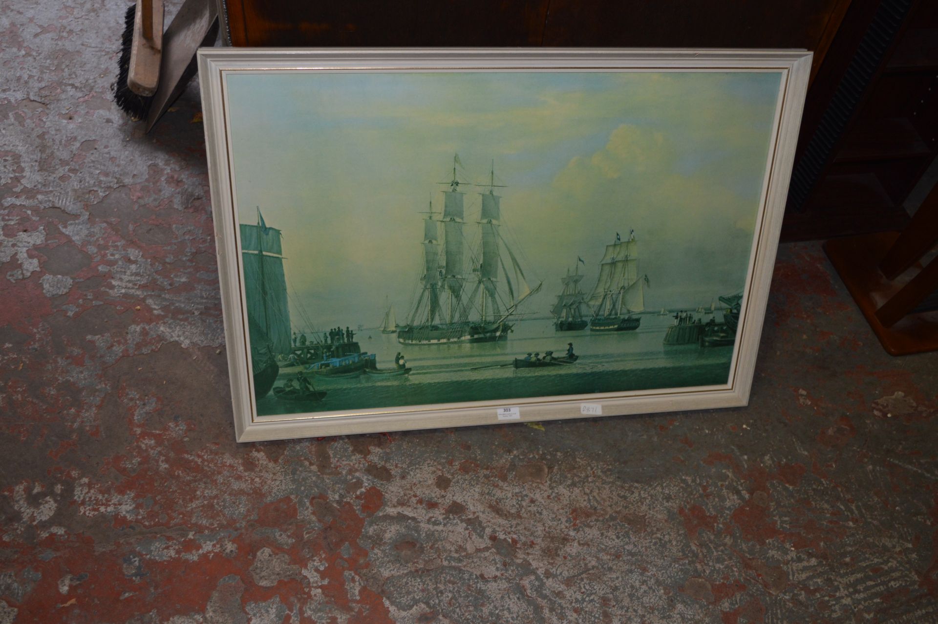 Framed Print "Coastal Scene"