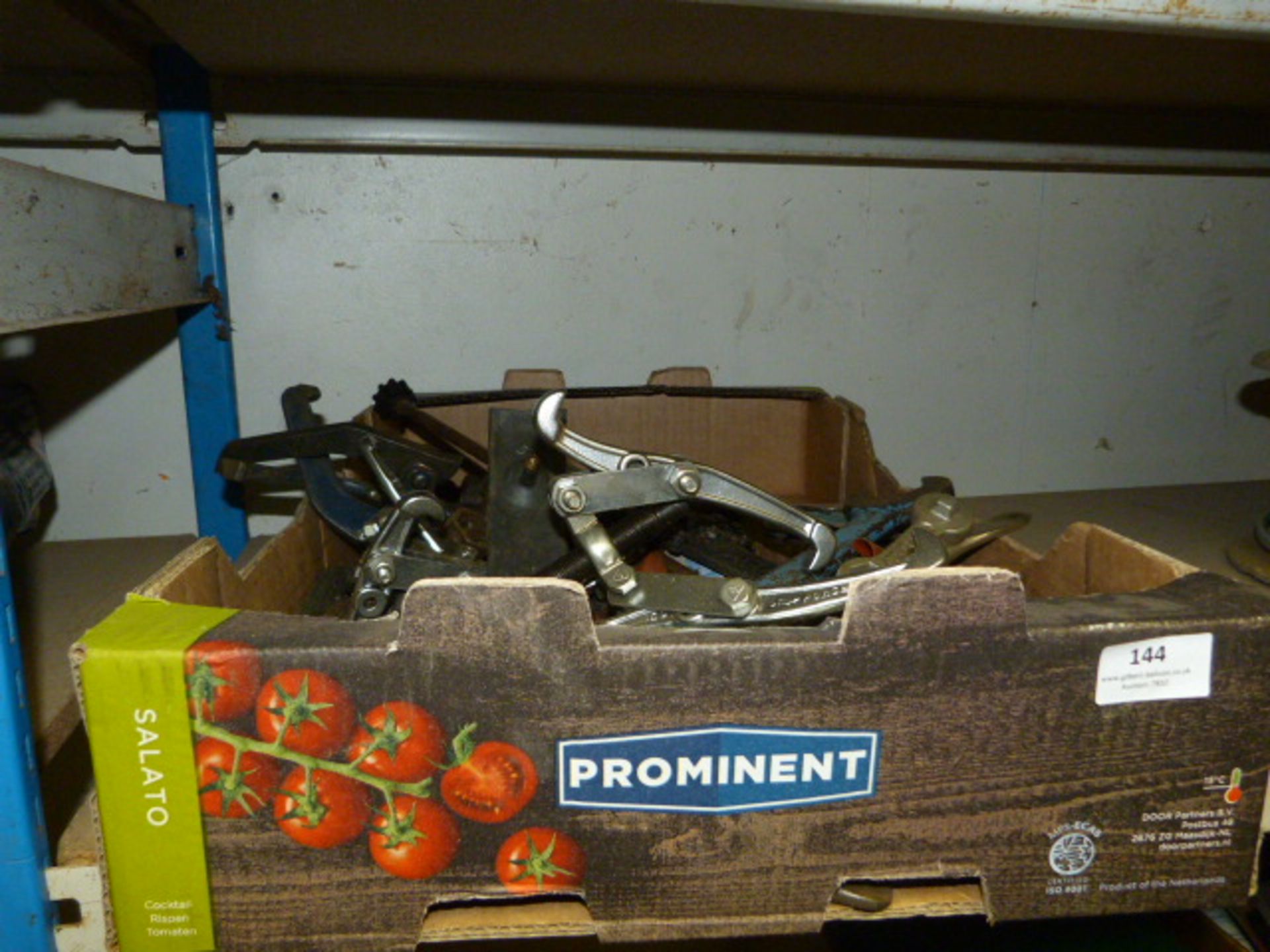 Box of Assorted Bearing Pullers