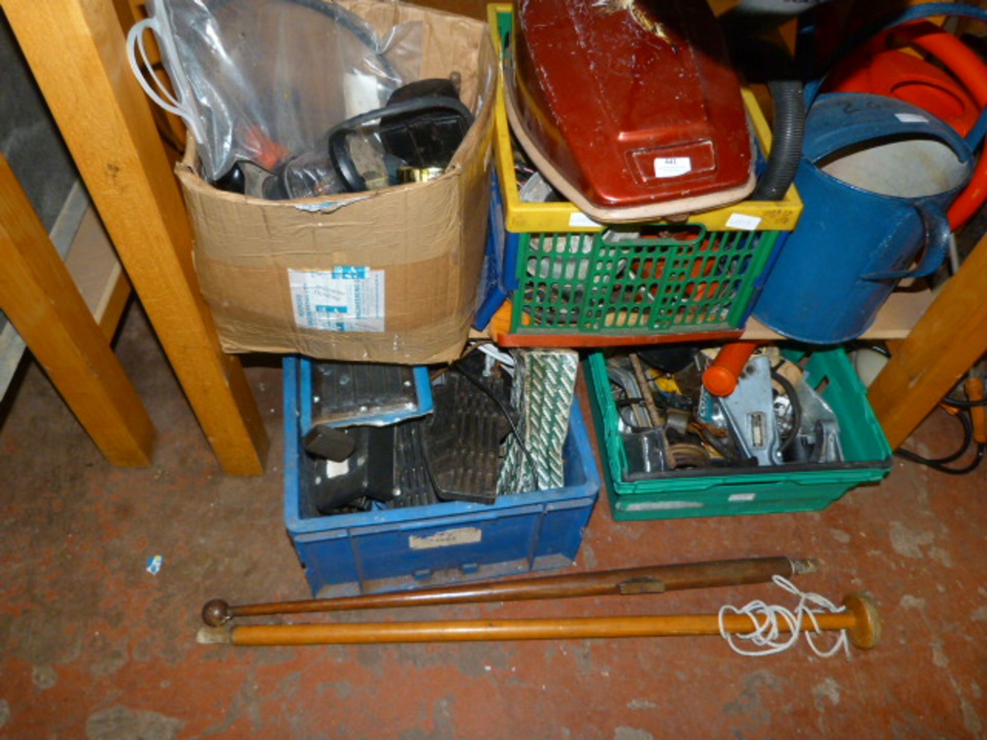 Assorted Marine Spares Including Navigation Lights, Flagpoles, etc.