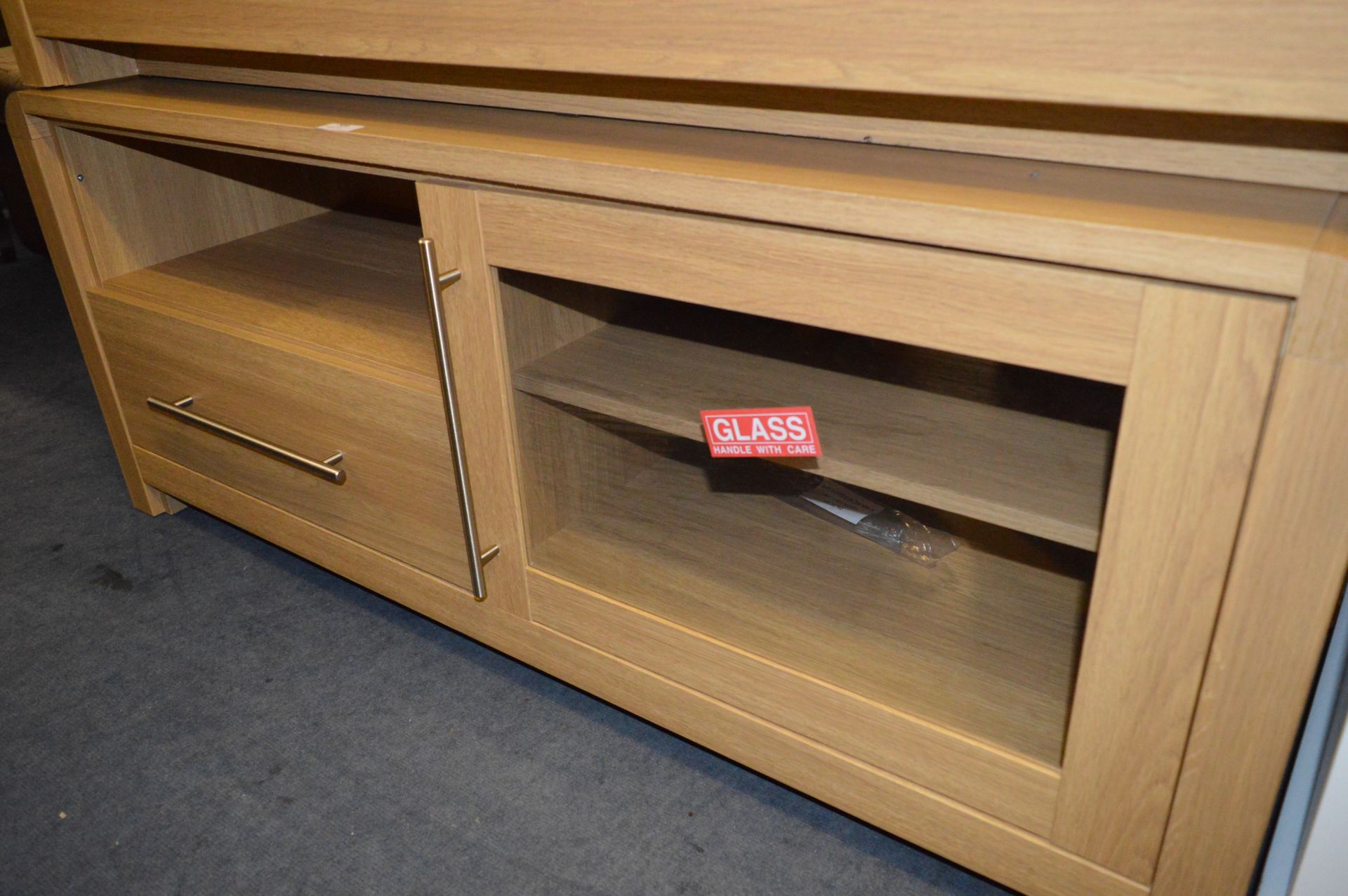 *Light Oak TV Entertainment Unit