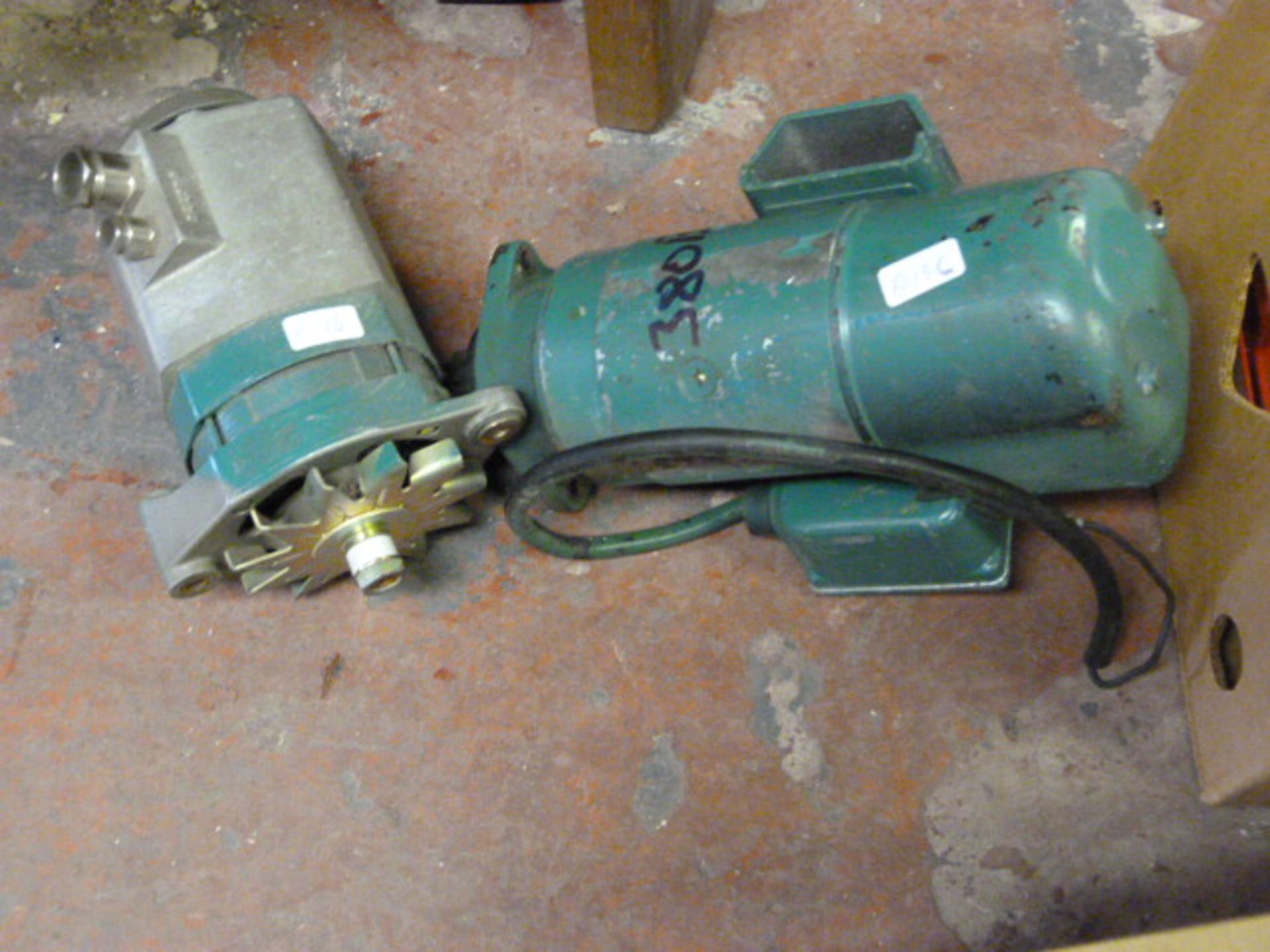 A Starter Motor and a Alternator