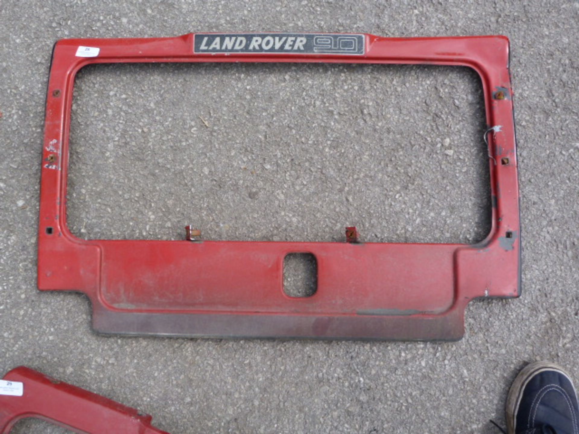 Land Rover Defender Grill Surround (Red)