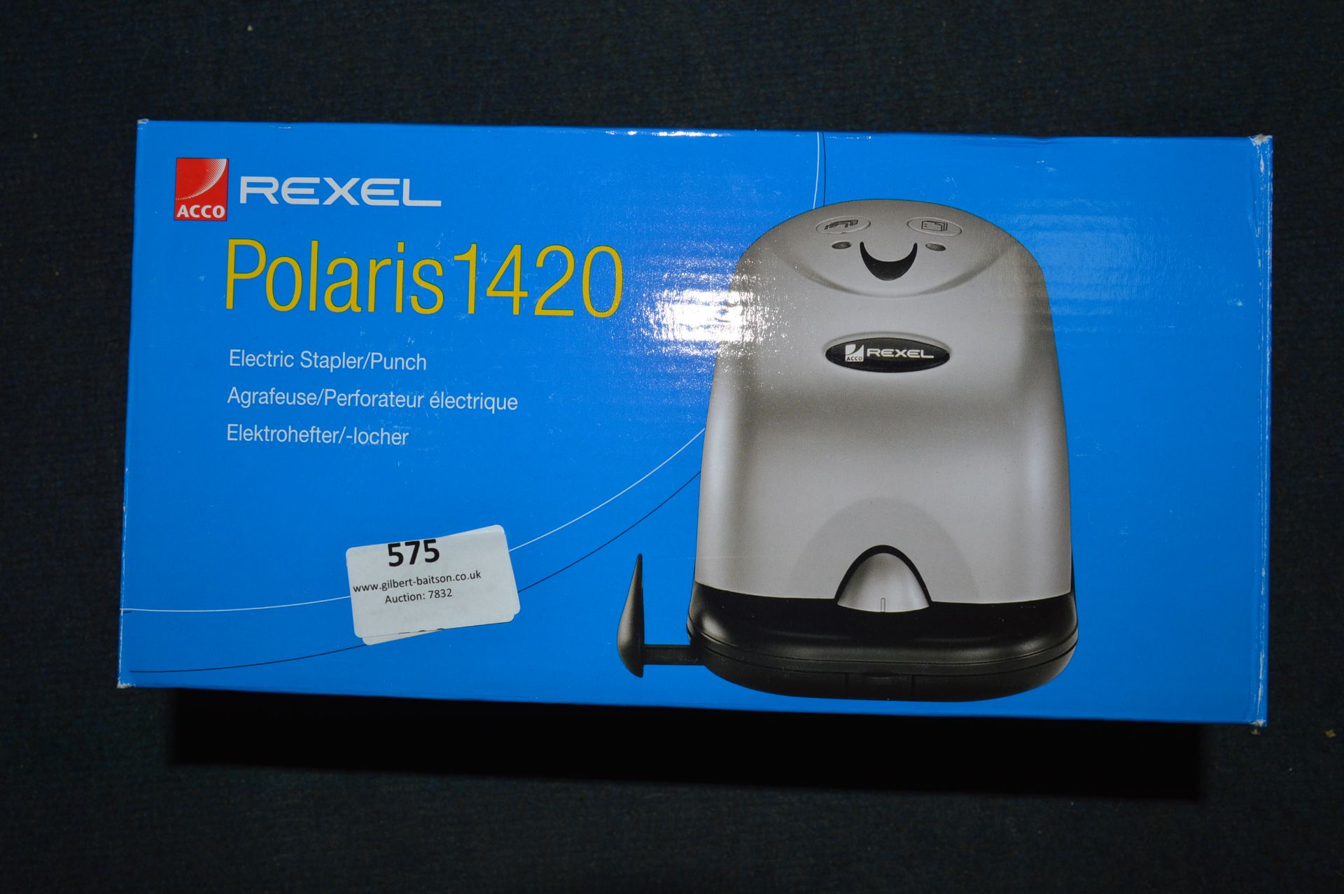 *Rexel Polaris 1420 Electric Stapler Punch