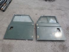 Pair of Early Land Rover Doors
