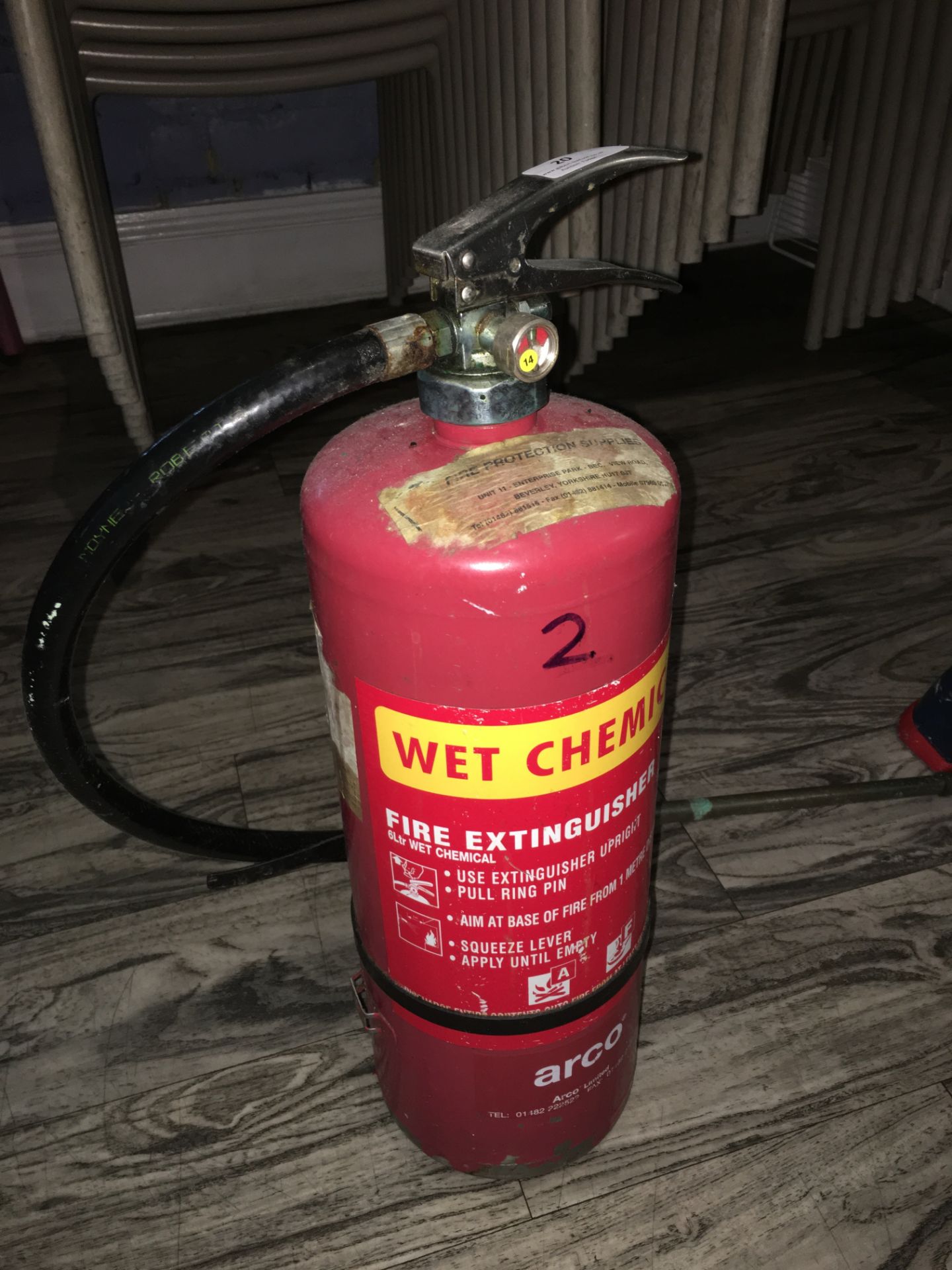 Wet Chemical Fire Extinguisher