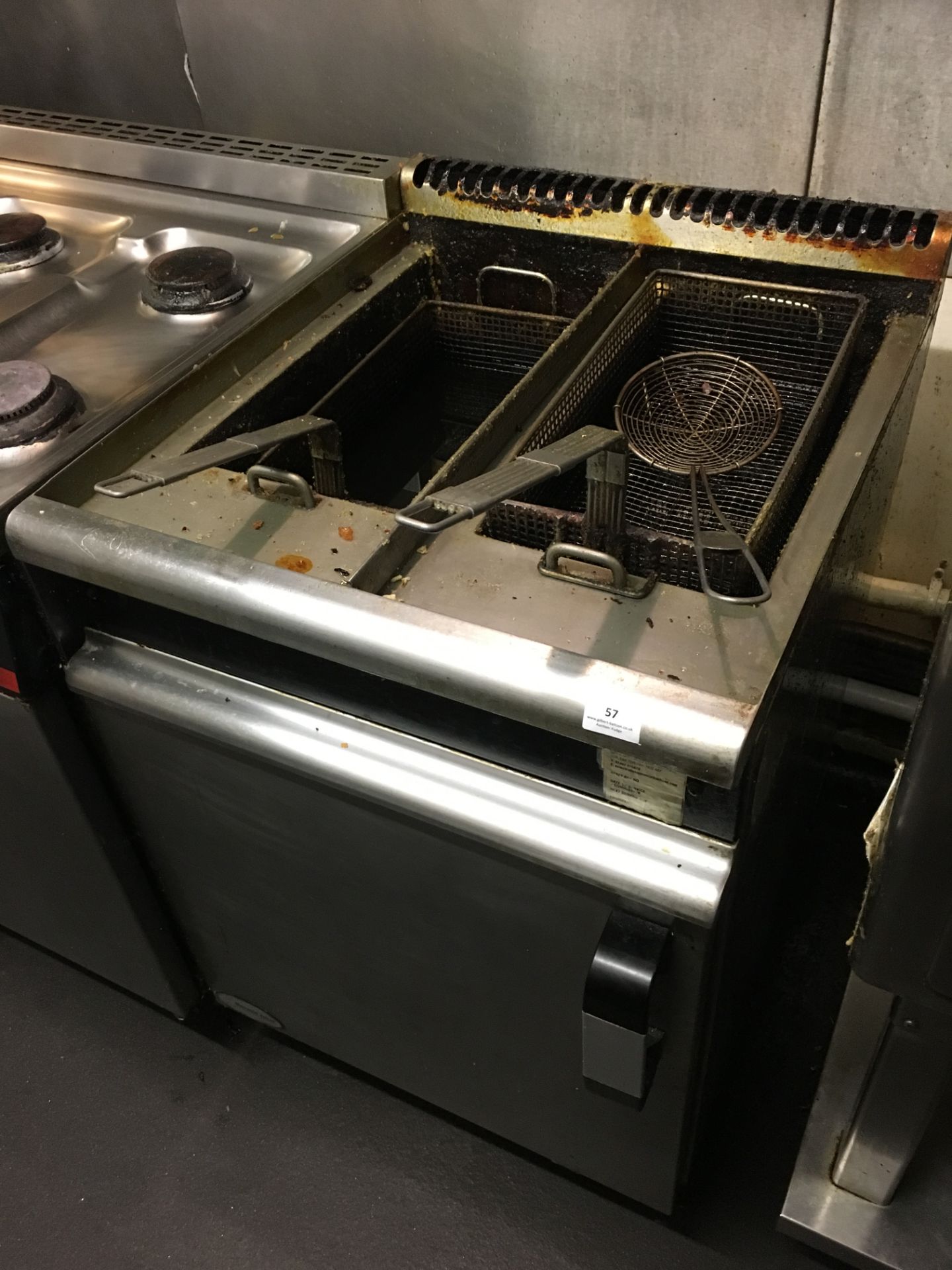 Moorwood Vulcan Gas Two Pan Deep Fat Fryer