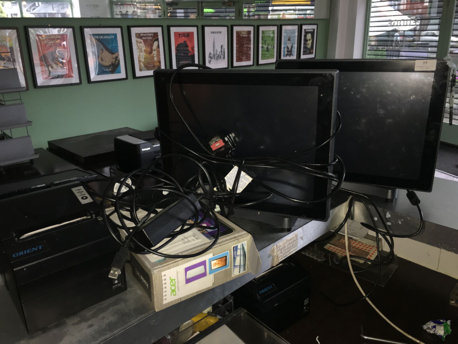 Three Terminal Tevalis EPOS System with Thermal Printer