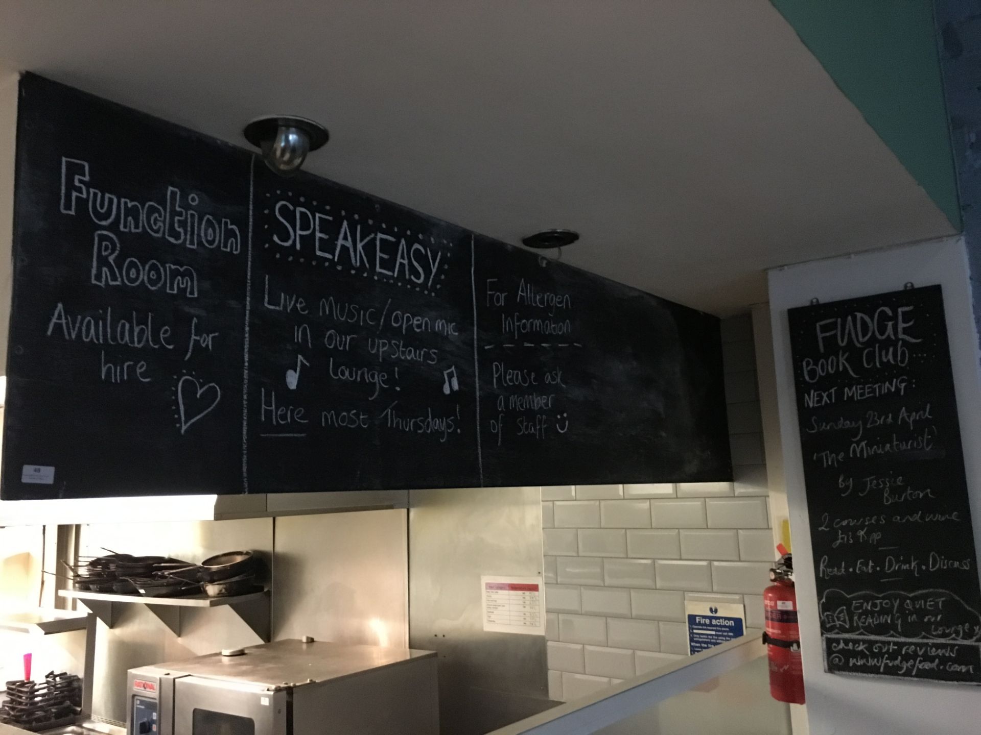 6 Blackboards (Fitted Downstairs)