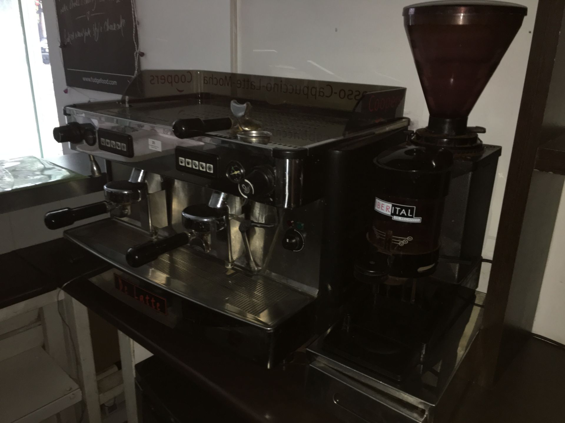 Expresso De Latte Coffee Machine with Ibertal Coffee Grinder