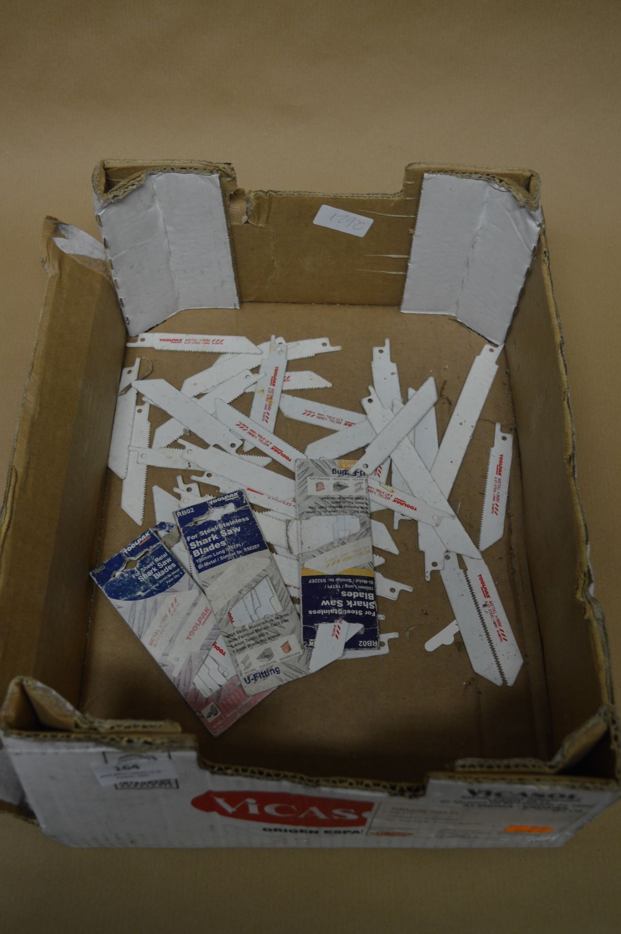 Box Containing Jigsaw Blades