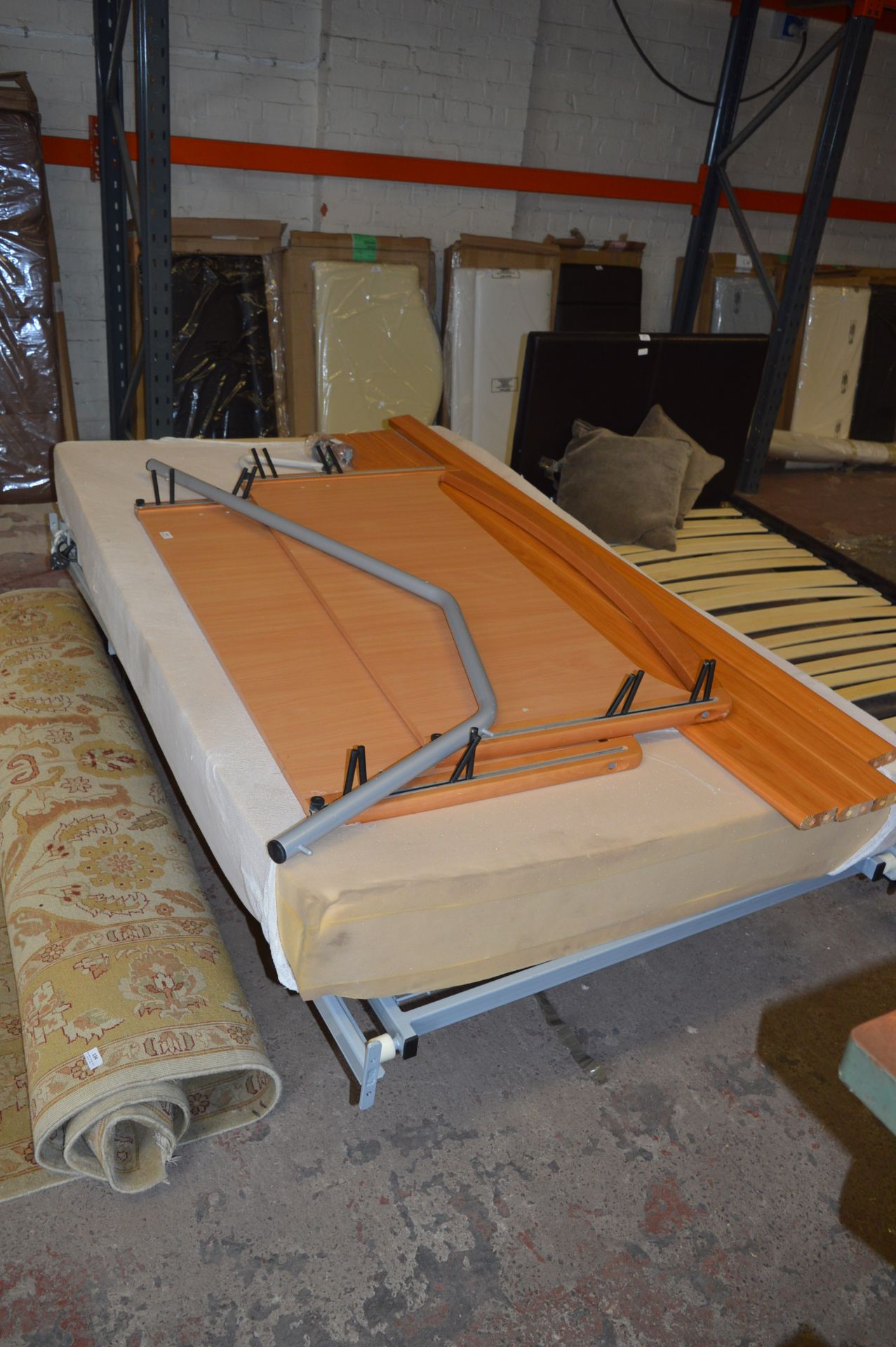 4' Electric Profiling Bed with Bedhead Foot and Side Rails