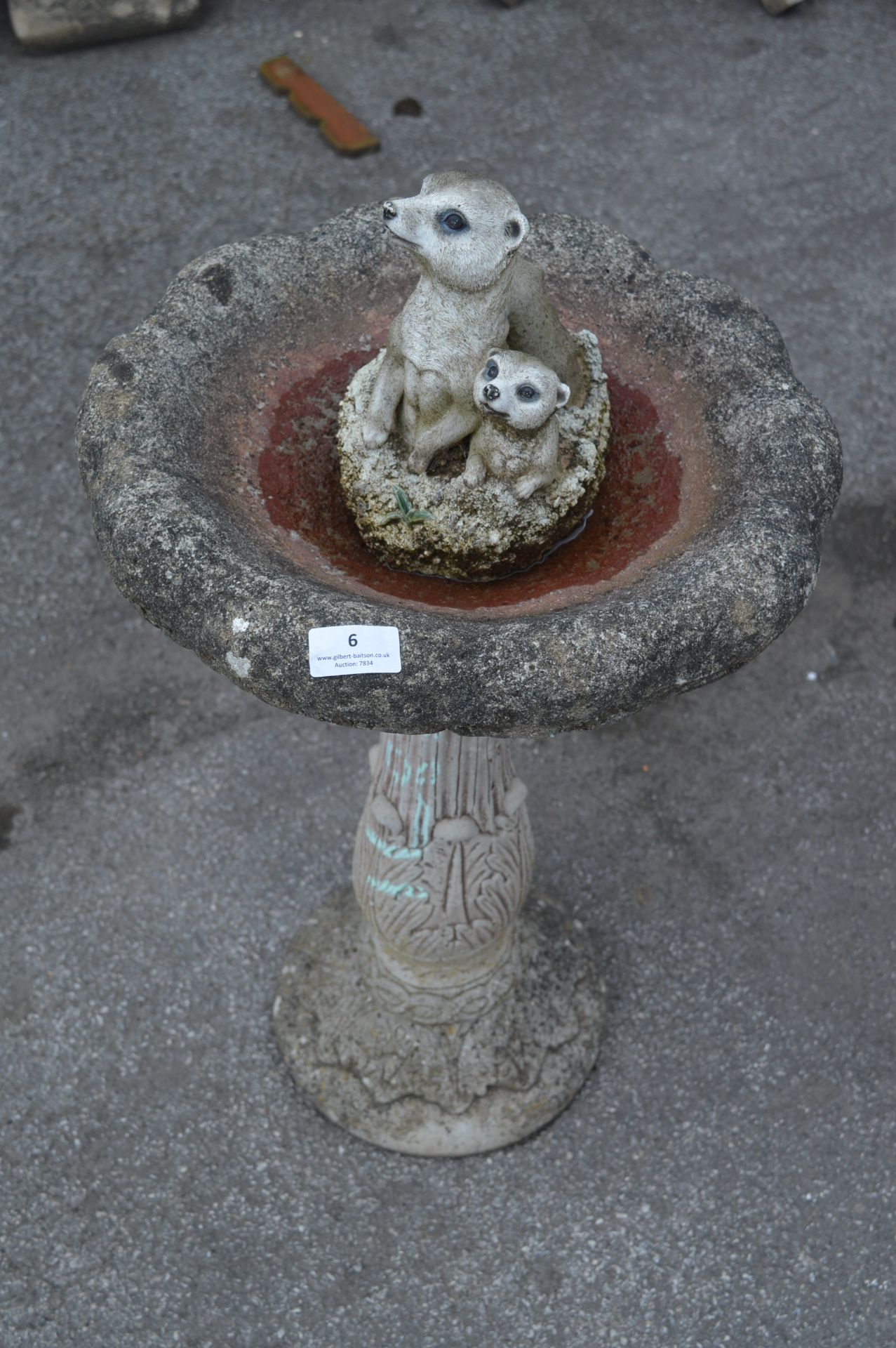 Concrete Birdbath