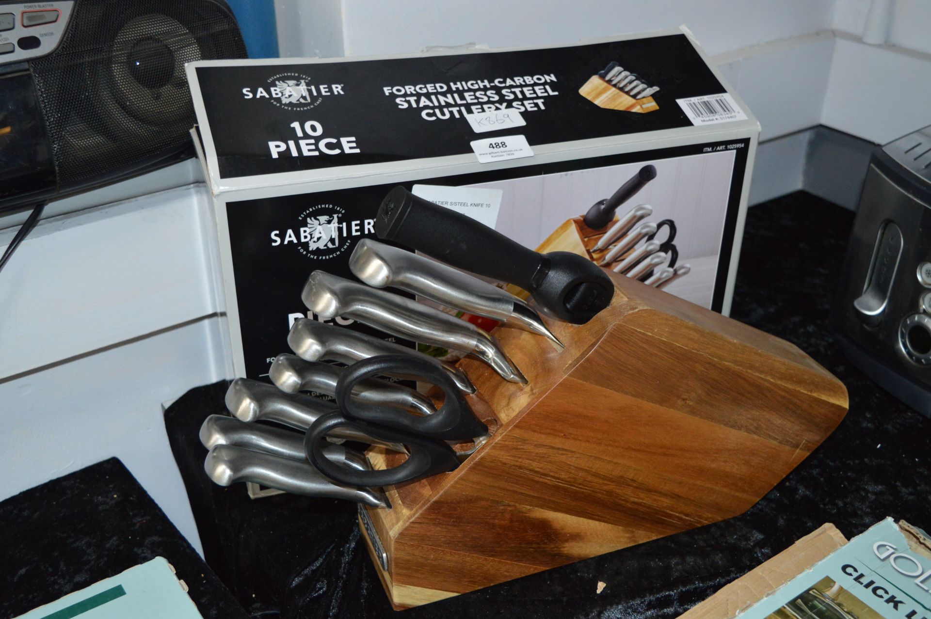Sabatier 10 Piece Stainless Steel Knife Set